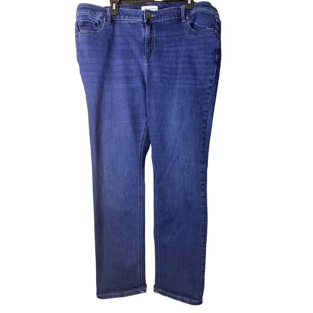 Lane Bryant Plus Size 20 Medium Wash Straight Leg Stretch Jeans